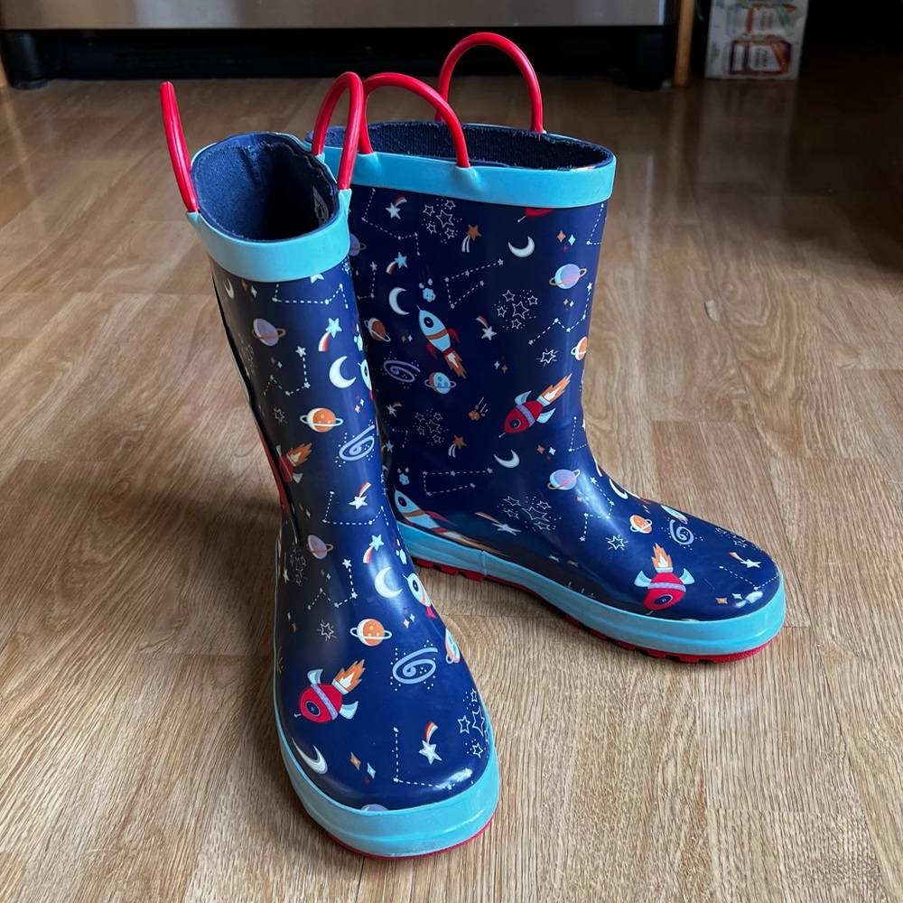 Landchief Kids Rubber Rain Boots